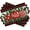 Christmas Ball, variant on Christmas Ball Ornament Placemats Set of 4, Xmas Red Black Buffalo Plaid Check Believe Dining Table Place Mats, Holly Berry Pine Cone Farmhouse Holiday Kitchen Decor Home Decoration 12x18 Inch