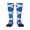 1 Black, variant on Scotland Flag Knee High Socks for Women Long Leg Warmers Socks