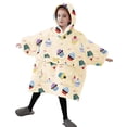 thumbnail image 1 of Sudadera con capucha NOUKOW para niños de 6 a 10 años, franela sherpa, 1 of 6