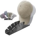 thumbnail image 1 of yeacher Stylish Acrylic Hat Organizer - Compact, Durable, and Versatile Cap Display Stand for Baseball Caps, Sunglasses, and Accessories - Black, 1 Piece, 1 of 6
