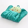 thumbnail image 3 of Kitchen Hand Towel Hanging with Loop, Super Absorbent Coral Fleece Thick Dish Drying Towel for Bathroom, Soft Quick Dry Cleaning Cloth for Kitchen Sink Counter, 3 of 3
