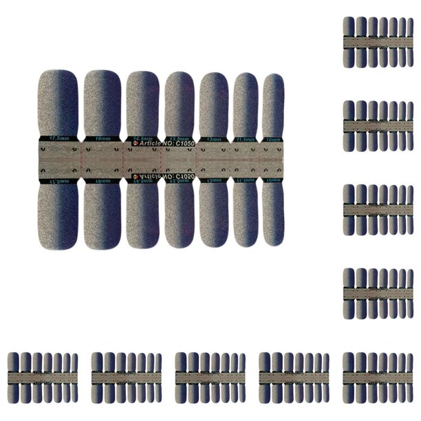 Minnieouse Pegatina para uñas, estilo autoadhesivo degradado, patrón brillante, pasador extraíble, tipo de prensa, puntas de manicura llamativas C1050 C1050 10piezas Minnieouse CBP271585