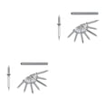 thumbnail image 1 of Guardoinrt 1/2/3/5 Clou d'Installation Sans Couture Non Marquant et Clous en Acier Durables pour 100 Clous de Longue Durée 2PCS, 1 of 6