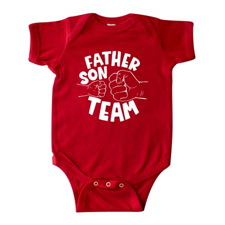 

Inktastic Father s Day Father Son Team Parent Child Fist Bump Gift Baby Boy or Baby Girl Bodysuit