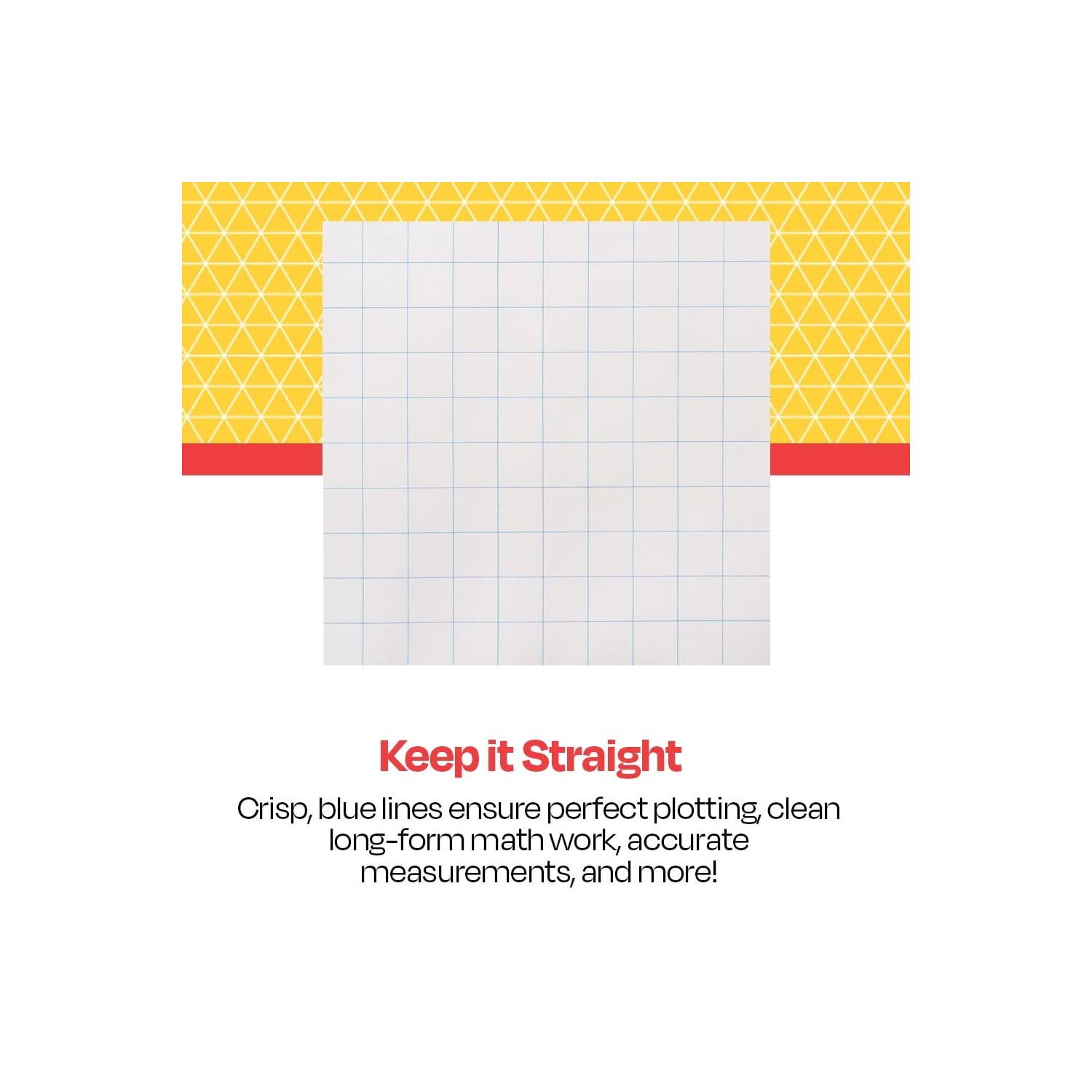 Graph paper, 15 lbs, 10 x 10 inches, white, 500 sheets - walmart.com