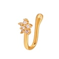 thumbnail image 1 of Anillo de nariz falsa en forma de U Diamante tachonado Mariposa Nariz Clavo Sin agujero Nariz Clip Piercing Joyería Wmkox8yi  sjalhkljlk5391, 1 of 1