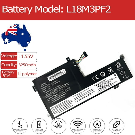 L18M3PF2 Laptop Battery for Lenovo L340-15IWL SB10W67268 V155-15API 5B10W67321 V340-17IWL 5B10T03402/WRN 5B10T83740