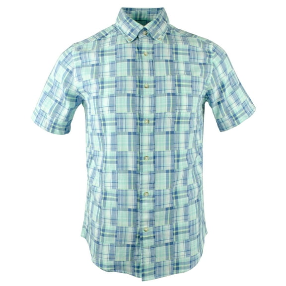 Men's Maho Bay Plaid Short Sleeve Shirt-OG-S