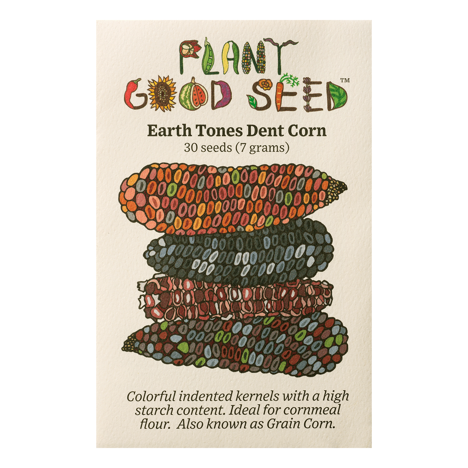 Earth Tones Dent Corn Seeds