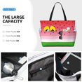 thumbnail image 4 of Rocae Watermelon for Large Women's Waterproof Beach Bag Tote with 7 Pockets Pool Bag for Travel Gym Vacation, 4 of 6