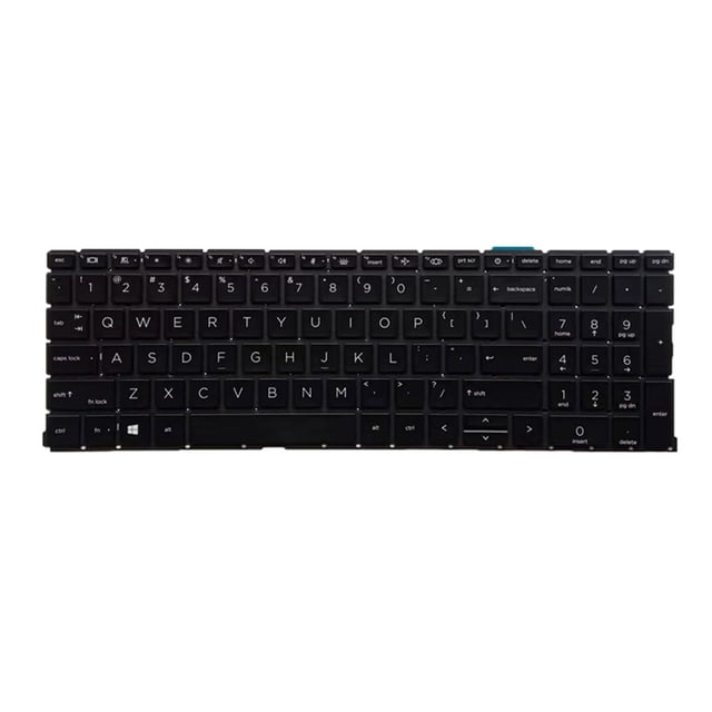Inteprter Teclados Dispositivo de entrada Plug and Play Escritura fluida a prueba de polvo Reemplazo de retroiluminación universal para ProBook Juegos de teclado y mouse para computadora