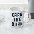 thumbnail image 5 of CafePress - Earn The Burn Pattern - 20 Oz White Ceramic Mega Mug, 5 of 5