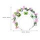 thumbnail image 4 of KAKOWELY Diadema en capas con corona de flores, tocado de carnaval, diadema de mariposa para novia, 4 of 4