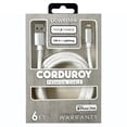thumbnail image 4 of Liquipel Powertek Corduroy USB-A to Lightning - White, 4 of 7
