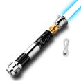 thumbnail image 1 of VEVOR Épée Lumineuse 12 Couleurs RGB 16 Sons Mode Rechargeable Sabre Laser de Duel, 1 of 9
