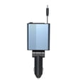 thumbnail image 2 of Binmer Car Charger Super Fast Charging Breathing Ambiance Light One To Three Cigarillo Lighter Conversion Expandable Flash Charging, 2 of 8