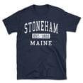 thumbnail image 1 of Stoneham Maine Classic Established Men's Cotton T-Shirt, 1 of 1