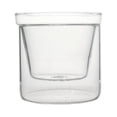 thumbnail image 2 of BotaniNest Jardinière en Verre Transparent Résistant à la Chaleur pour Intérieur avec Trou et Soucoupe, Contenant Décoratif Moderne, 2 of 6