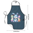 thumbnail image 3 of Funny Easter Apron for Women Men - Cute Bunny & Eggs Kitchen Apron with Pockets - Waterproof Cooking Bib for BBQ Baking Gardening Cafe, Easter Decor 2026, Easter Bunny Accessories, Hostess Gift Ideas, 3 of 9