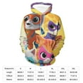 thumbnail image 2 of Super Kitties Casual Pullover Hoodie Unisex Hooded Sweatshirt Novelty 3D Graphic Long Sleeve Sweater with Pocket L, 2 of 8
