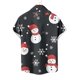 thumbnail image 5 of Blusa y camisa de manga corta con cuello vuelto para hombre, blusa informal de moda con cuello vuelto, blusa estampada de manga corta con botones, blusa de poliéster para hombre, 5 of 6