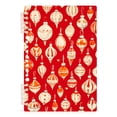 thumbnail image 7 of FORMRS 1-Subject Spiral Notebook 8" x 5" College Ruled 60 Refillable Sheet A5 Hard Cover, 2 Pack, Orange Christmas Ornaments Pattern, 7 of 7