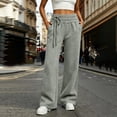thumbnail image 2 of Posijego Women's Jogger Pants High Waisted Straight Leg Lightweight Solid Color Workout Pants Running Pants with Pockets, 2 of 7