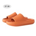 thumbnail image 1 of Zapatillas de casa Sandalias antideslizantes de EVA Parejas Zapatillas de suela gruesa con punta abierta, rojo anaranjado, adecuado para el tamaño 37-38 2 piezas Inevent AP001383-10B, 1 of 7