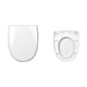 thumbnail image 2 of Fiudx Asiento de Inodoro Universal, Cierre Suave, Instalación con Un Solo Botón, Diseño Ergonómico, Esencial para El Baño, Revestimiento Antiamarilleo, Material Pp Duradero, Tamaño 42 X 34,5 X 4 Cm, 2 of 6