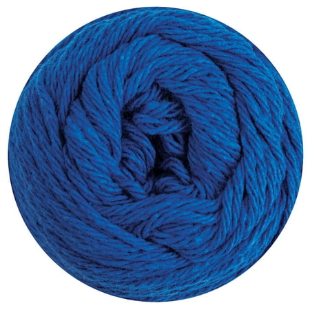 Mary Maxim Dishcloth Cotton Yarn - Mod Blue (Best Yarn To Make Dishcloths)