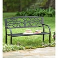 thumbnail image 3 of 50 in. Tree of Life Metal Outdoor Garden Bench, 3 of 4