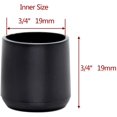 thumbnail image 3 of GHSDFBB 32Pcs 3/4 Inch Black Table Chair Leg Tips Caps Anti-Slip Round Furniture Feet Pads PVC Rubber Covers Tile Floor Protectors, 3 of 7
