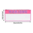 thumbnail image 3 of 1 Pcs Transparent Mahjong Storage Bag, Empty Mahjong Tiles Bag With Zippered And Letters Decor Case (Three Color Options), 3 of 3