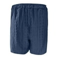 thumbnail image 4 of QHFBli Mens Shorts Casual Summer Beach Shorts Cargo Short Loose Fit with Side Pockets for Vacation, 4 of 5