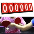 thumbnail image 1 of Marcador de Mesa de 6 Dígitos, Marcador Portátil, de Puntuación con Tapa para , Baloncesto, Bádminton, Voleibol Rojo Soledad Marcador deportivo, 1 of 8