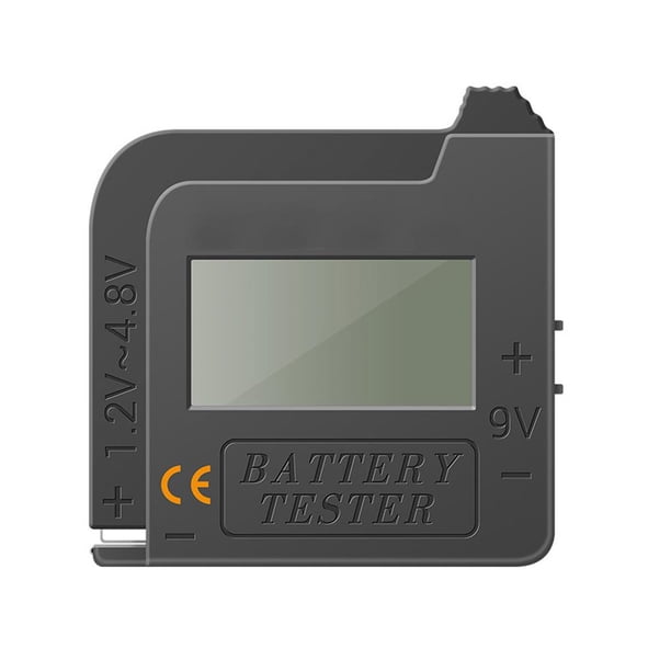 Probador De Batería Universal, Herramienta De Suministro De Prueba De Batería Ligera Digital, Comprobador De Voltaje De Batería Portátil Seguro Sweethay TO004430-00