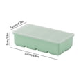 thumbnail image 3 of Bandeja para moldes de cubos de hielo de silicona en frigorífico doméstico • Caja de máquina de hielo con compartimento individual • Recipiente para congelación de fácil liberación con tapa de sellado, 3 of 6