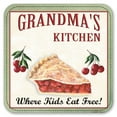 thumbnail image 2 of Vinyl Drink Coasters - Set of 4 - Grandma's Kitchen, 2 of 3