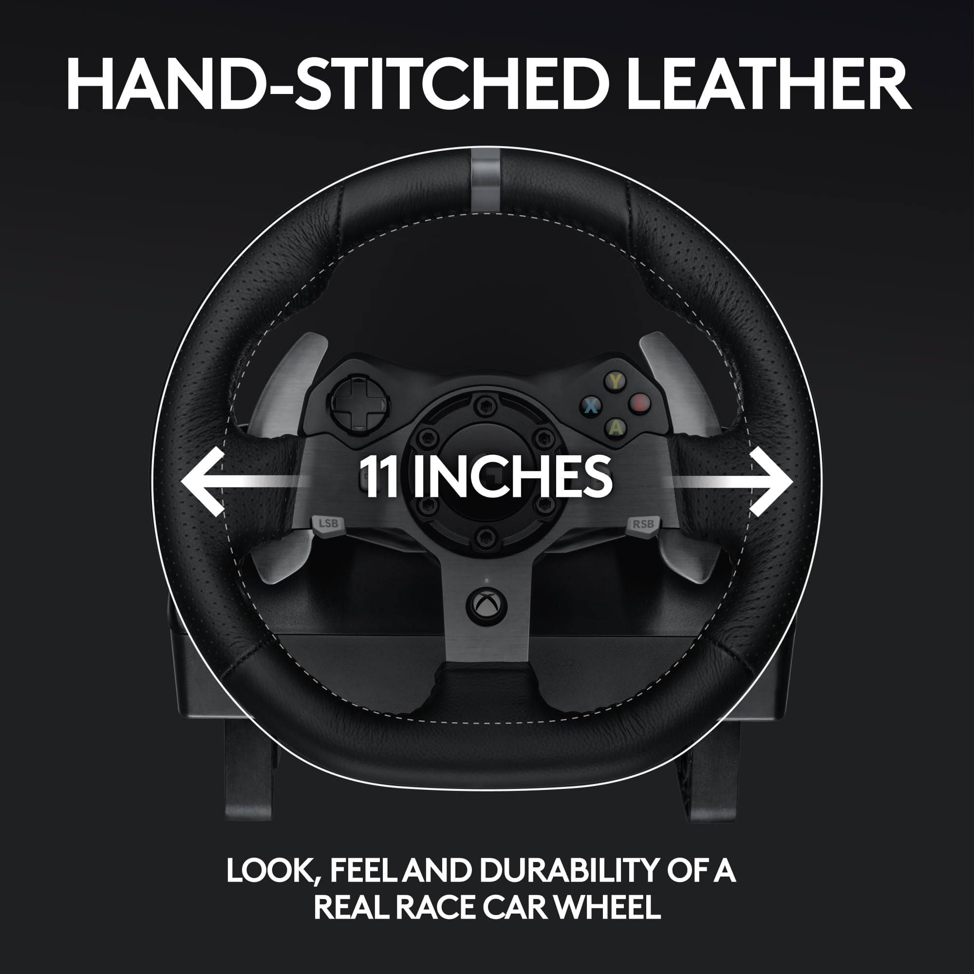 Restored Logitech G920 Driving Force Racing Wheel for Xbox One and PC (941-000121) (Refurbished)