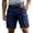 Dark Blue-Y6, variant on Cargo Short for Men Elastic Waistband Drawstring Shorts Pants Summer Work Hiking Casual Outdoor Athletic Big and Tall Camo Cargo Short Multi-Pocket Quick Dry Pants,Brown L