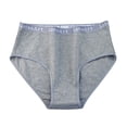 thumbnail image 1 of Braguitas de cintura alta para mujer - Talla grande, estampado de letras veraniego, cómoda ropa interior de algodón con cintura elástica, 1 of 3