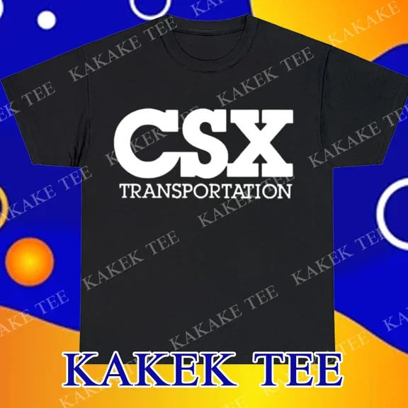 New CSX Transportation Logo T-Shirt Funny Size S to 5XL