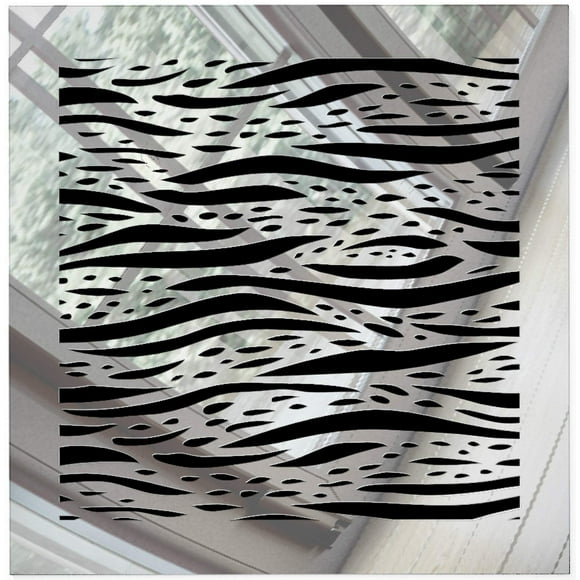 SABA Home Decor Register Cover Air Vent - Acrylic Fiberglass Grille 8" x 8" Duct Opening (10" x "10 Overall) Mirror Finish Decorative Cover for Walls & Ceilings, not for Floor use, Waves