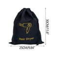 thumbnail image 2 of SHIMELE Jute-Like Dustproof Drawstring Bag for Hair Dryer, Portable Multi-Functional Storage, Lightweight and Stylish Organization Solution, 2 of 2