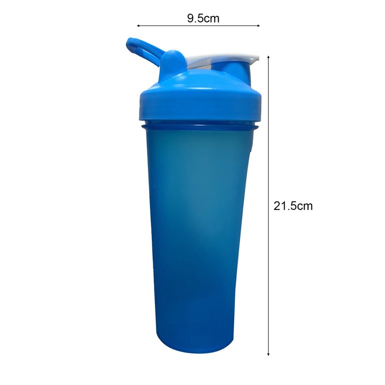 Classic Shaker Bottle Protein Shakes Preworkout Supplements Plastic Whisk  Gym