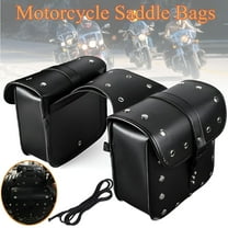 GASTROPOD 2Pcs Universal Waterproof Motorcycle Saddle Bag Pannier Side Storage Luggage