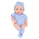 thumbnail image 2 of 7.48 Inch Soft Newborn Baby Dolls Vinyl Baby Dolls With Clothes Set Including Pacifier Realistic Doll Look Real, 2 of 7