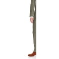 thumbnail image 5 of Mens Ticket Pocket 2-piece Olive Cotton Modern Fit Suit DTI, 5 of 5
