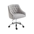 Velvet Office Swivel Chair Vanity Chair Fabric Desk Chair Pretty