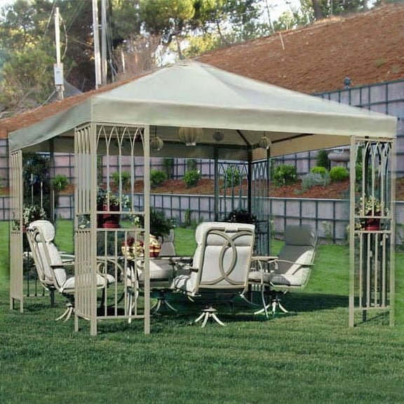 Garden Winds Replacement Canopy Top for Summer Island Gazebo - Riplock 350